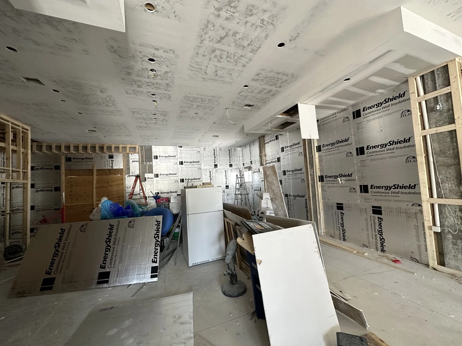 Drywall installation and Level 5 finishing 2