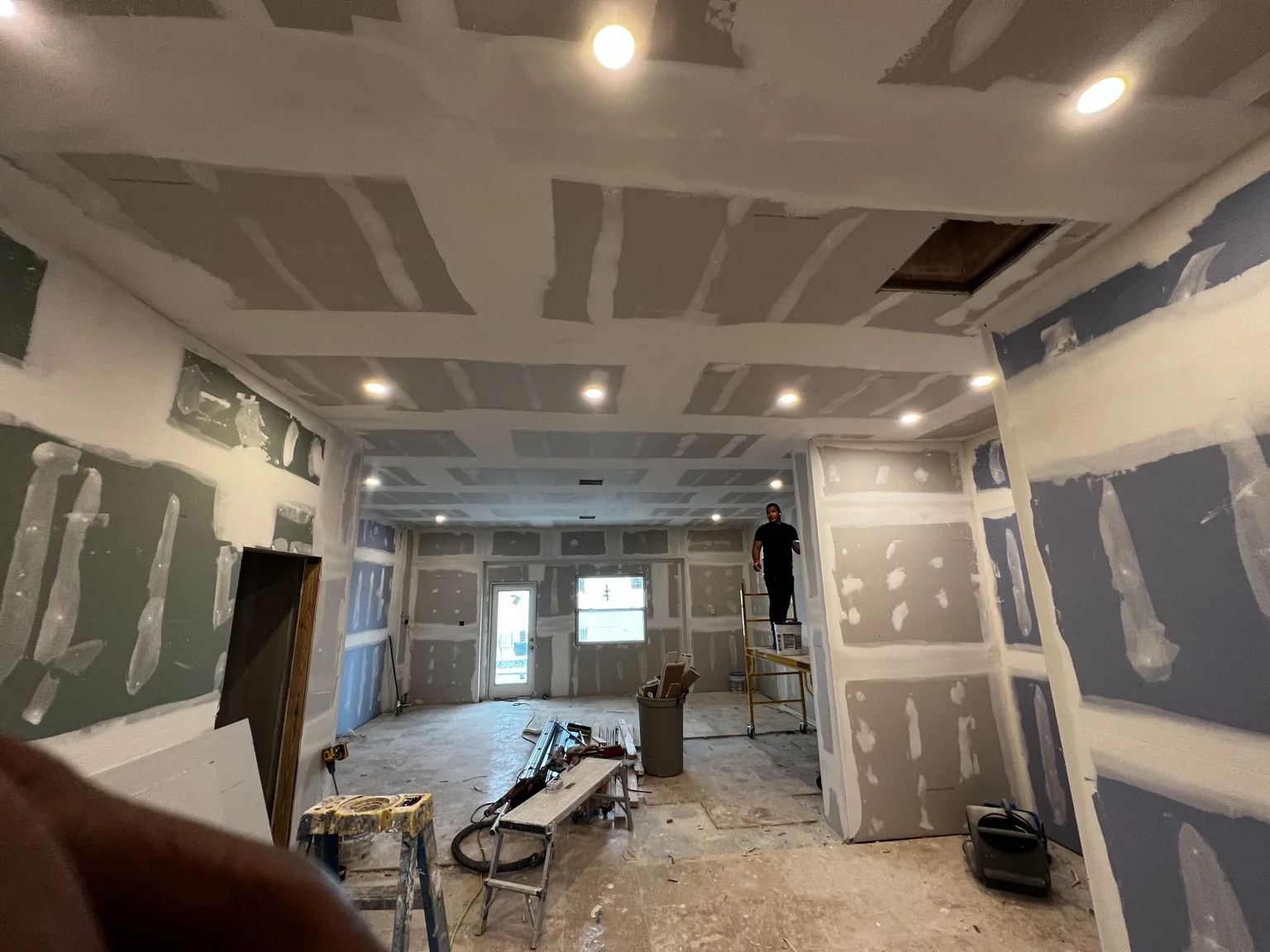 Drywall installation and Level 5 finishing 1